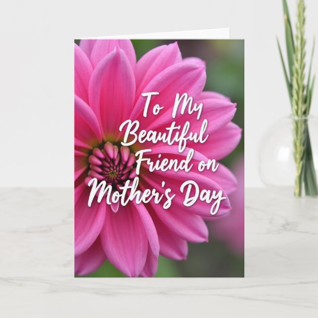 Spiral Floret Mothers Day Card (Front)