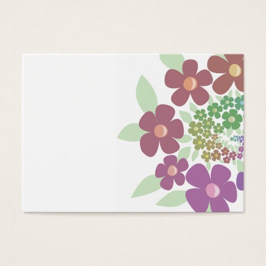 Spiral Flowers in pastel colors (Front)