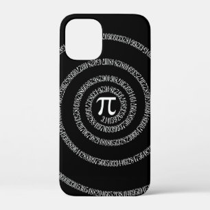 Spiral for Pi on Elegant Black iPhone 12 Mini Case