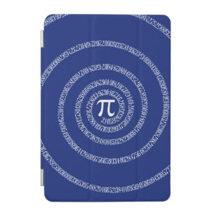 Spiral for Pi on Navy Blue Decor iPad Mini Cover