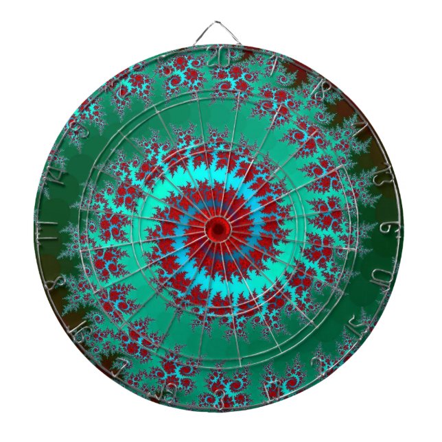 Spiral Fractal Dart Board (Front)