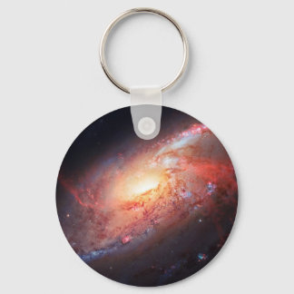 Spiral Galaxy Andromeda Milky Way Universe Stars Keychain