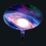 Spiral galaxy cake topper<br><div class="desc">Space photos</div>
