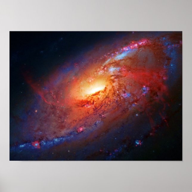 Spiral Galaxy, Canes Venatici beauty in space Poster (Front)