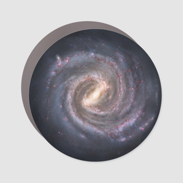 Spiral Galaxy Car Magnet (Front)