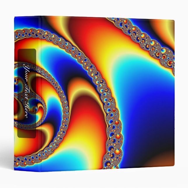 Spiral Galaxy - Fractal Art Binder (Front/Spine)