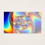 Spiral Galaxy - Fractal Art Business Card