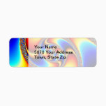 Spiral Galaxy - Fractal Art Label