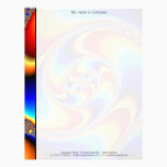 Spiral Galaxy - Fractal Art Letterhead