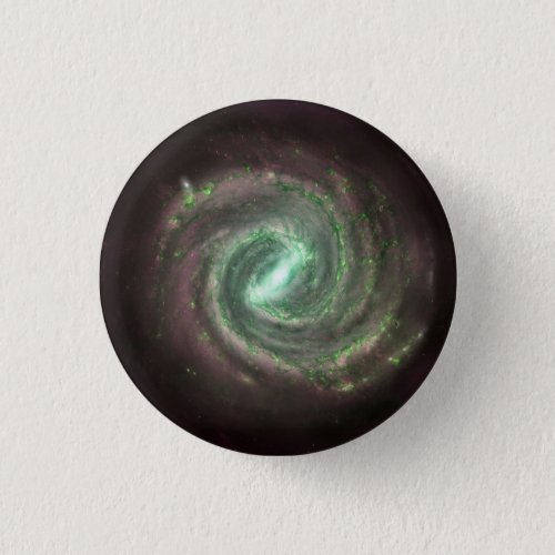 Spiral Galaxy _ Green Button
