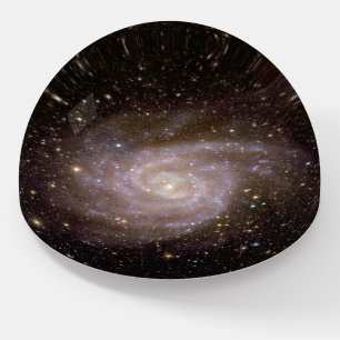 Spiral Galaxy IC 342 Paperweight