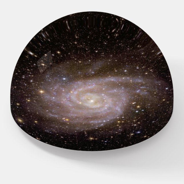 Spiral Galaxy IC 342 Paperweight (Angled)