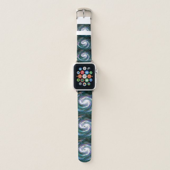 Spiral Galaxy in Space Apple Watch Band (Front)