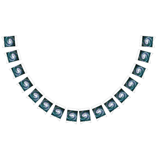 Spiral Galaxy in Space Bunting Flags (All)