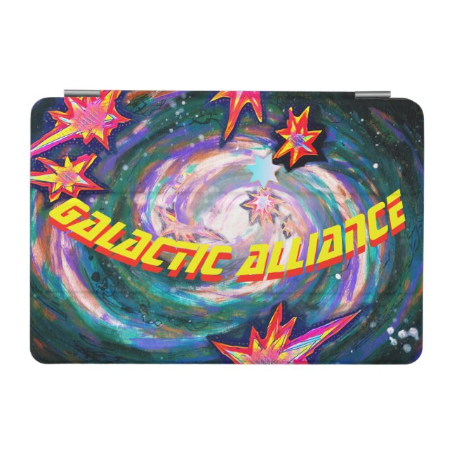Spiral Galaxy in Space Galactic Alliance  iPad Mini Cover (Horizontal)