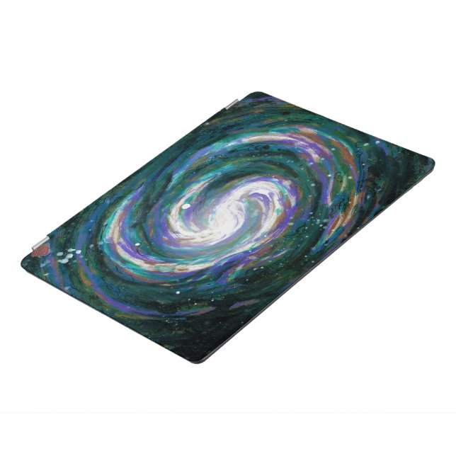 Spiral Galaxy in Space iPad Pro Cover (Side)