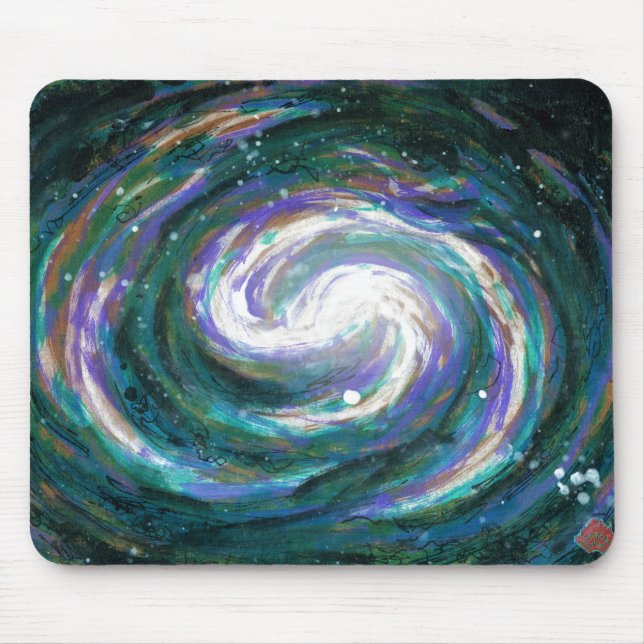 Spiral Galaxy in Space Mouse Pad (Front)