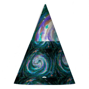 Spiral Galaxy in Space Party Hat