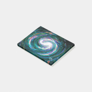 Spiral Galaxy in Space Post-it Notes
