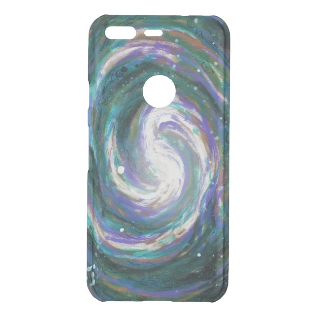 Spiral Galaxy in Space Uncommon Google Pixel Case (Back)