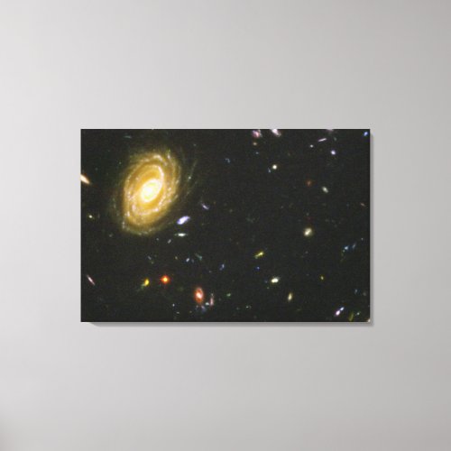 Spiral Galaxy in the Hubble Ultra Deep Field Canvas Print