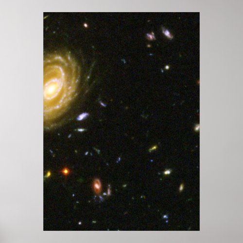 Spiral Galaxy in the Hubble Ultra Deep Field Poster