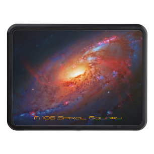 Spiral Galaxy M106 in Canes Venatici Tow Hitch Cover