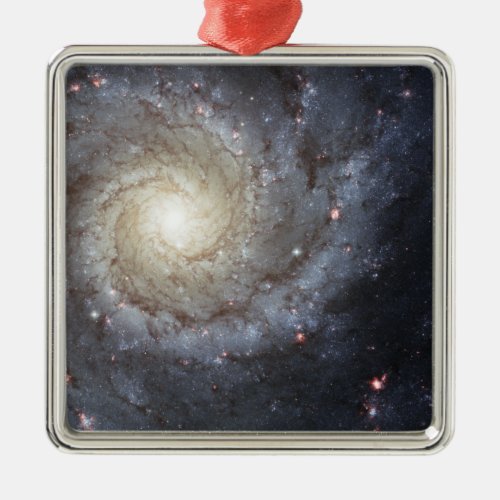 Spiral galaxy M74 Metal Ornament