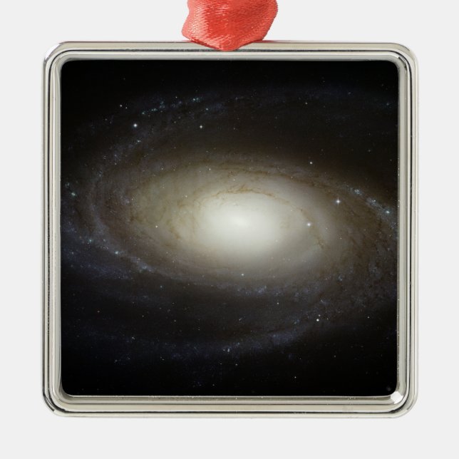 Spiral Galaxy M81 Metal Ornament (Front)
