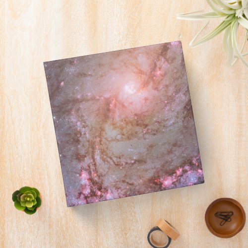 Spiral Galaxy M83 Ablaze With Star Formation 3 Ring Binder