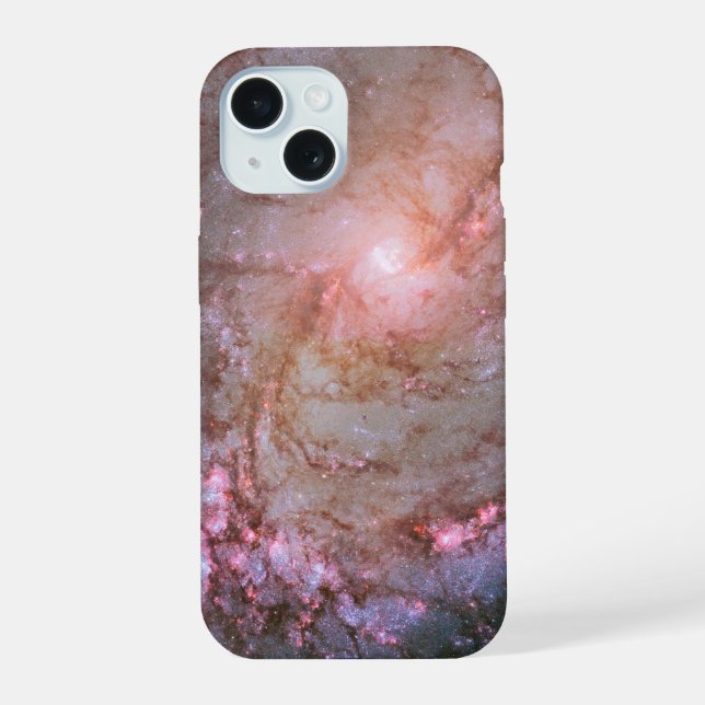 Spiral Galaxy M83, Ablaze With Star Formation. iPhone 15 Case (Back)