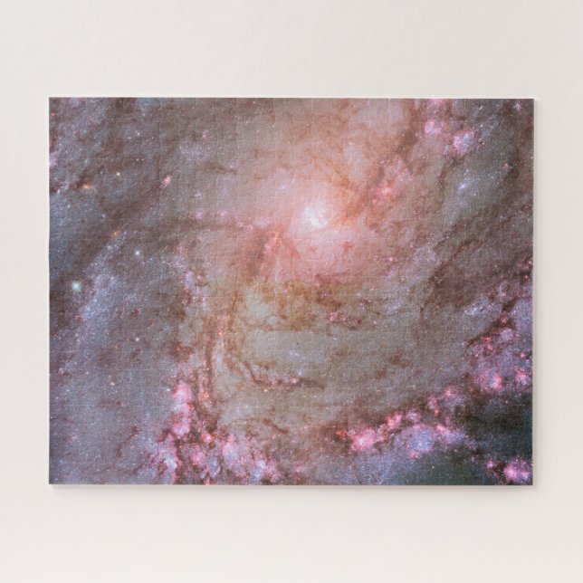 Spiral Galaxy M83, Ablaze With Star Formation. Jigsaw Puzzle (Horizontal)