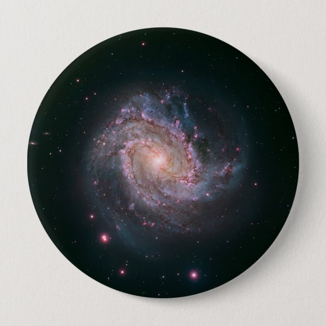 Spiral Galaxy M83 (NASA) Button (Front)