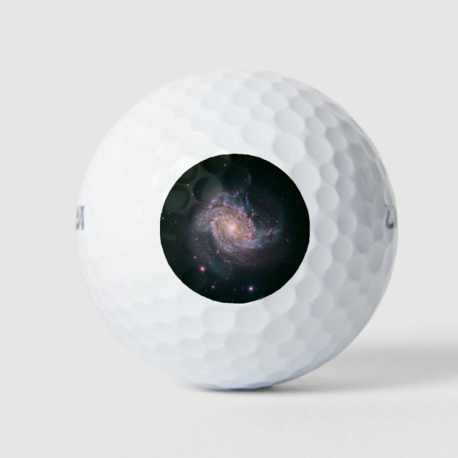 Spiral Galaxy M83 (NASA) Golf Balls (Front)