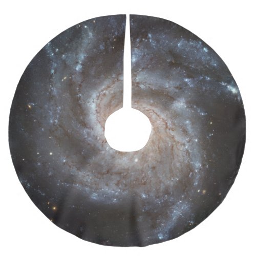 Spiral Galaxy Messier 101 Brushed Polyester Tree Skirt