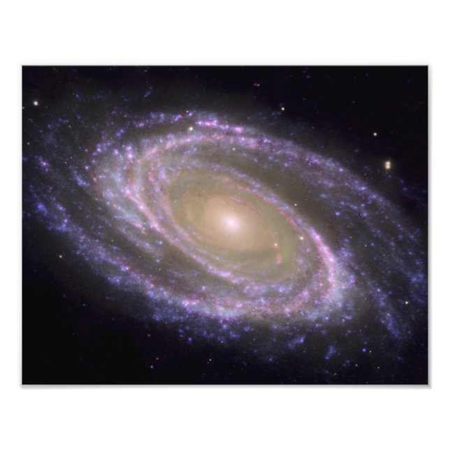 Spiral galaxy Messier 81 Photo Print (Front)