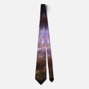 Spiral Galaxy Necktie Science Space Astronomy Tie