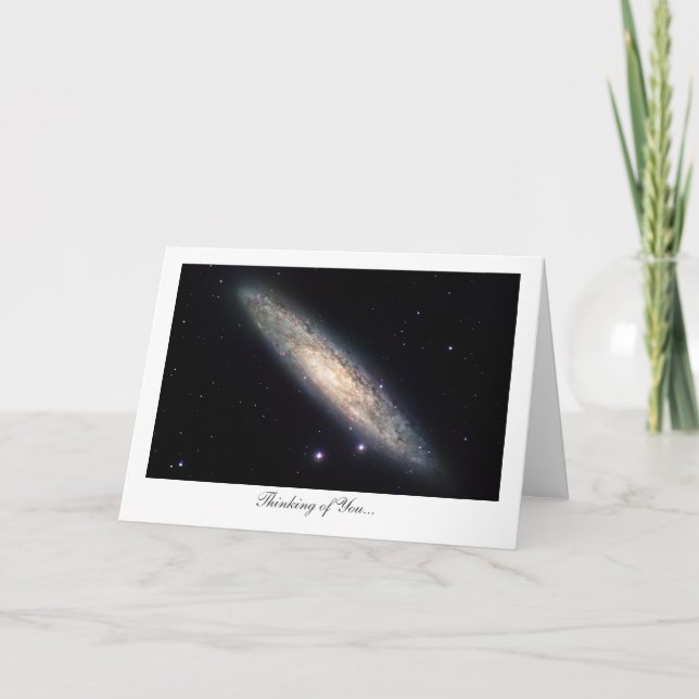 Spiral Galaxy NGC253 - Thinking of You Card (Front)