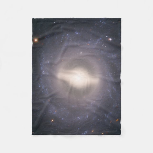 Spiral Galaxy Ngc 1015. Fleece Blanket (Front)
