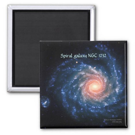 Spiral galaxy NGC 1232 Magnet