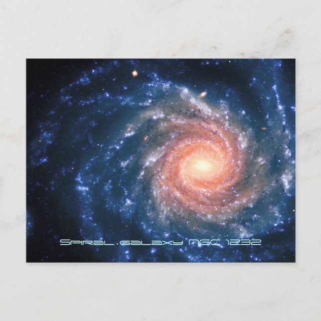 Spiral Galaxy NGC 1232 - Our Breathtaking Universe Postcard (Front)