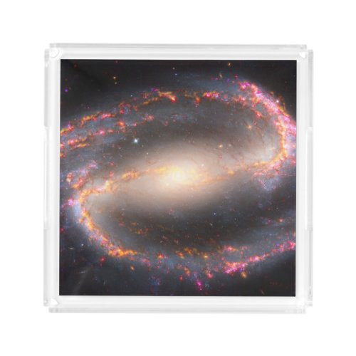 Spiral Galaxy Ngc 1300 Acrylic Tray