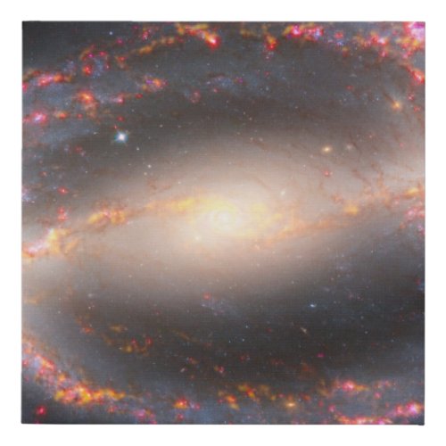 Spiral Galaxy Ngc 1300 Faux Canvas Print