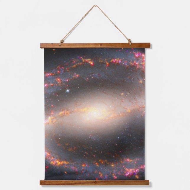 Spiral Galaxy Ngc 1300. Hanging Tapestry (Front)