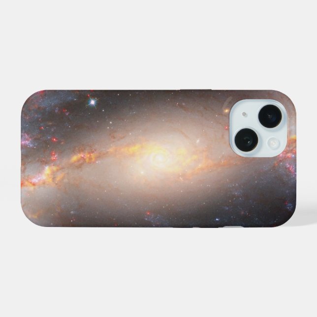 Spiral Galaxy Ngc 1300. iPhone 15 Case (Back Horizontal)