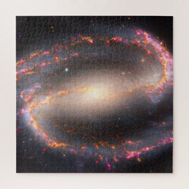 Spiral Galaxy Ngc 1300. Jigsaw Puzzle (Vertical)