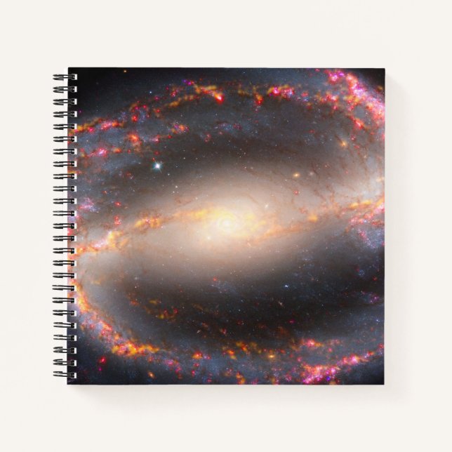 Spiral Galaxy Ngc 1300. Notebook (Front)