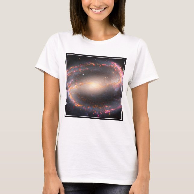 Spiral Galaxy Ngc 1300. T-Shirt (Front)