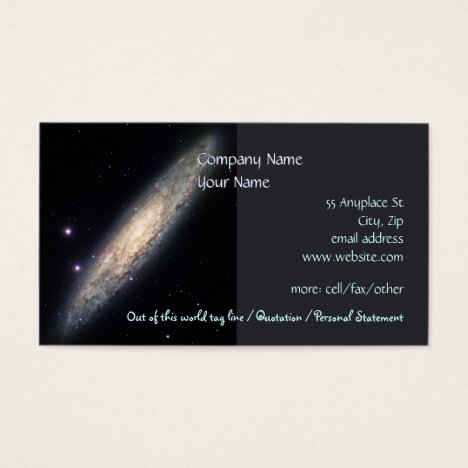 Spiral Galaxy - NGC 253 Business Card