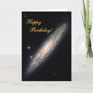 Spiral Galaxy - NGC 253 Card